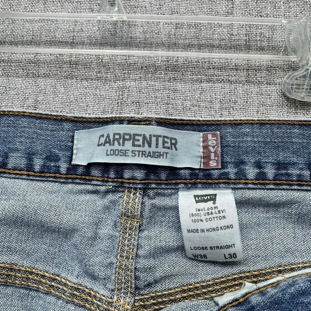 Vintage Levi's Jeans Men's 38x30 Carpenter Loose Straight Leg